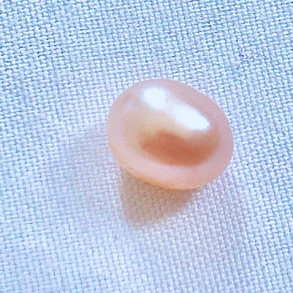 White Pearl Locket Necklace - Picture 5 of 7